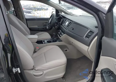 2016 Kia Sedona Lx из США, поврежденный, VIN KNDMB5C11G6093485